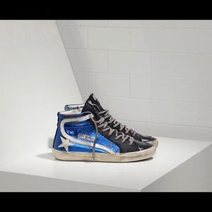 golden goose slide sneakers